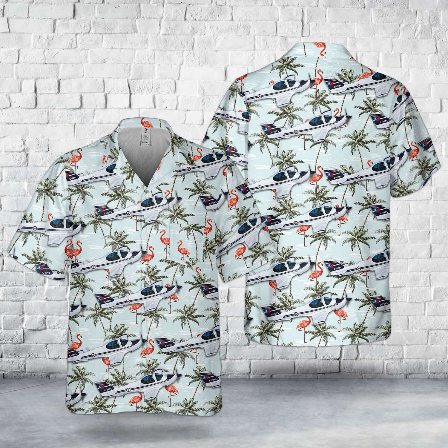 RCAF Grob-G120A Pocket Hawaiian Shirt Gift for Men Dad Father Gift for Men Dad Father