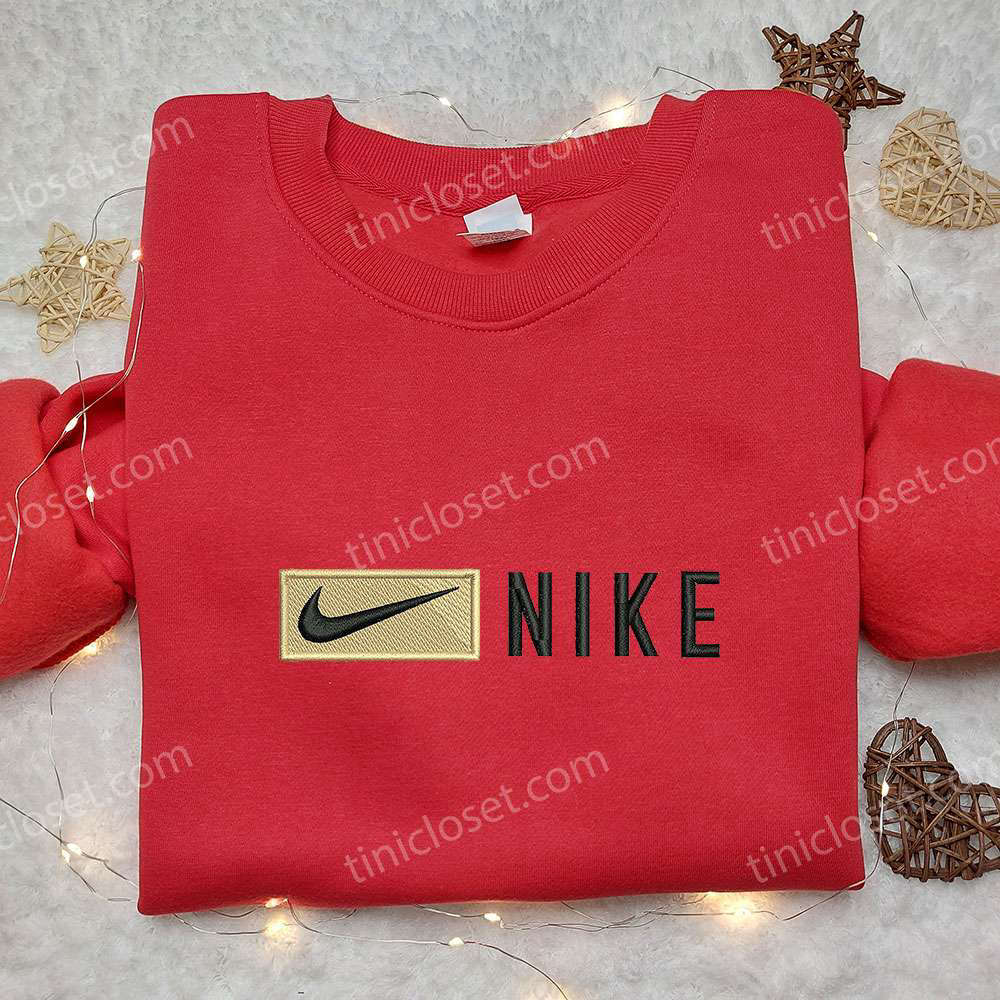 Rectangle x Nike Embroidered Sweatshirt: Best Nike Inspired Birthday Gift Idea