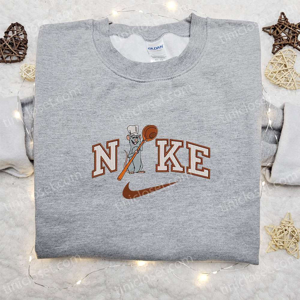 Remy x Nike Cartoon Sweatshirt & Disney Characters T-shirt: Best Family Gift Ideas
