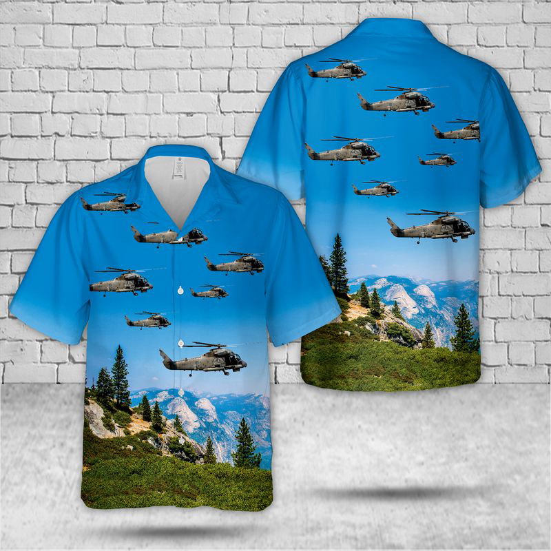 RNZAF No. 6 Squadron SH-2F Seasprites Hawaiian Shirt Gift for Men Dad Father Gift for Men Dad Father
