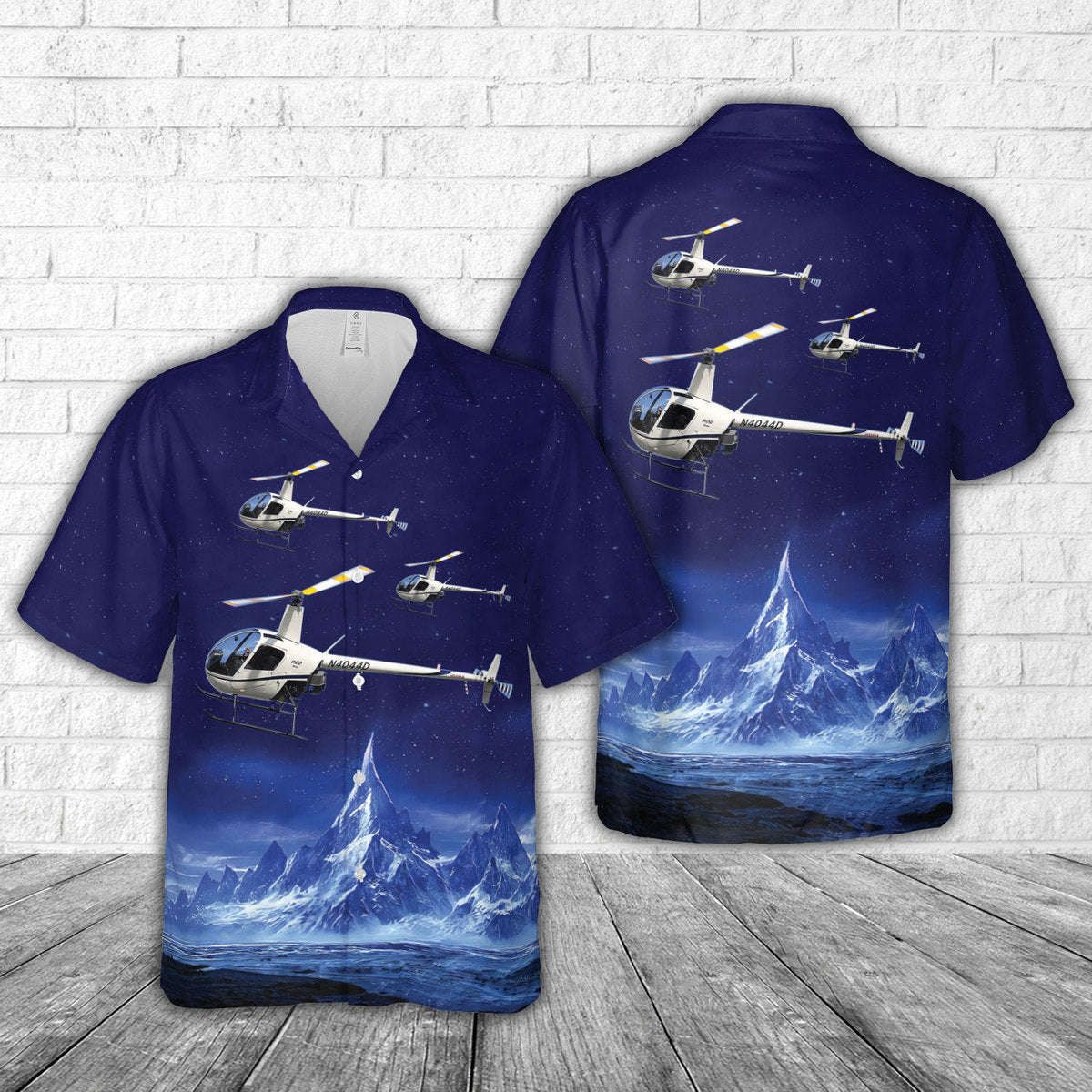 Robinson R22 Hawaiian Shirt Gift for Men Dad Father Gift for Men Dad Father