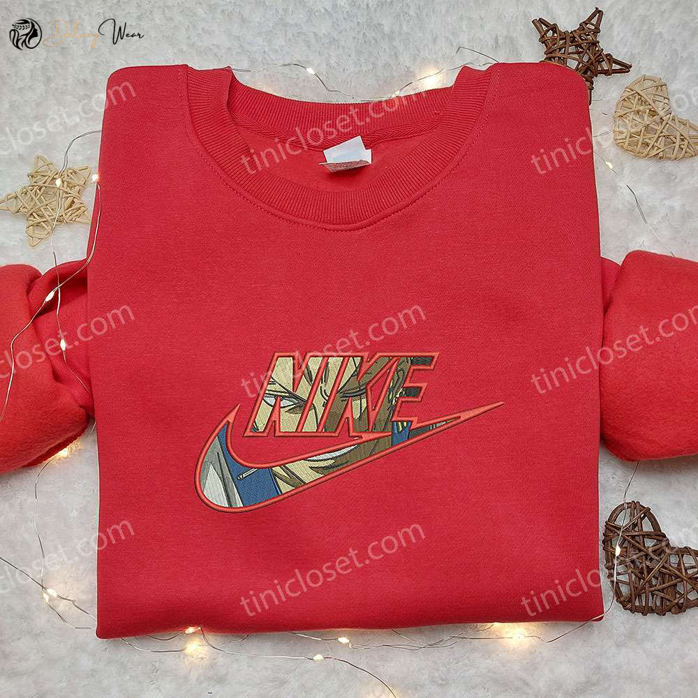 Exclusive Roronoa Zoro x Nike Embroidered Hoodie & Shirt: One Piece & Nike Inspired Collection