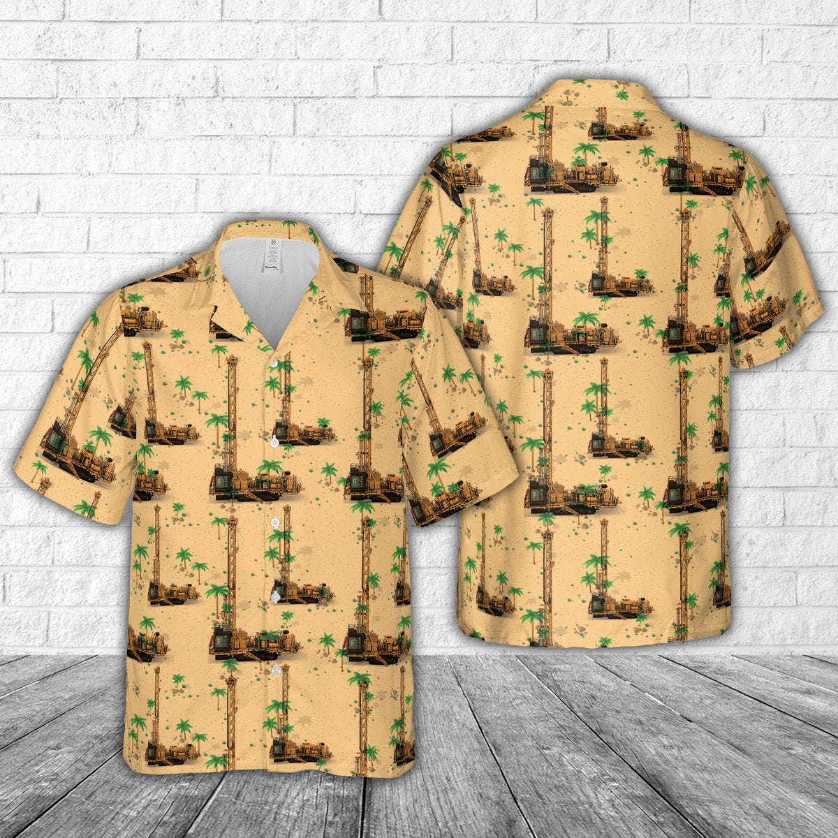 Rotary Blasthole Drill Hawaiian Shirt Gift for Men Dad Father Gift for Men Dad Father