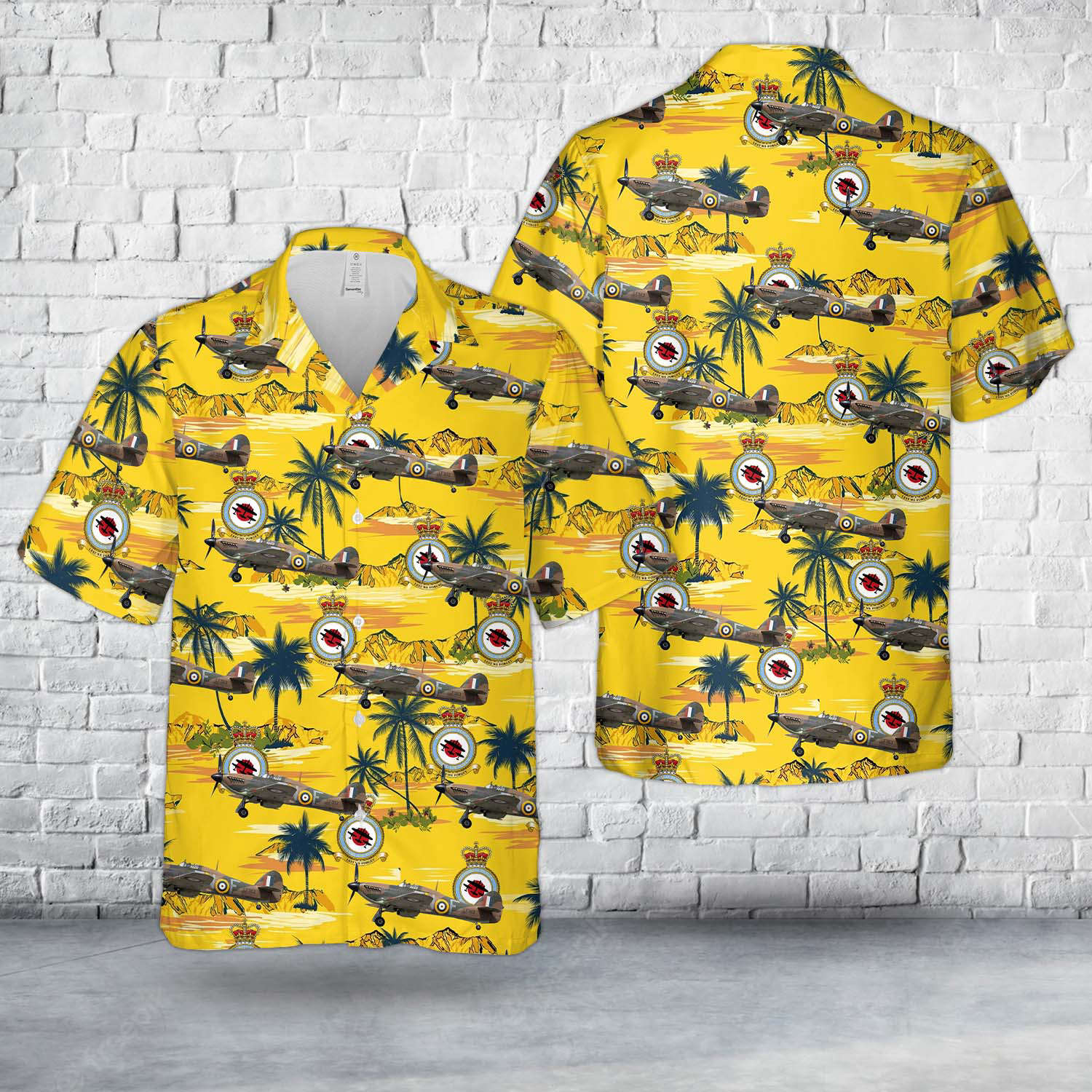 Royal Air Force "Battle of Britain Memorial Flight" Hawker Hurricane Mk.IIc LF363 Hawaiian Shirt Gift for Men Dad Father Gift for Men Dad Father