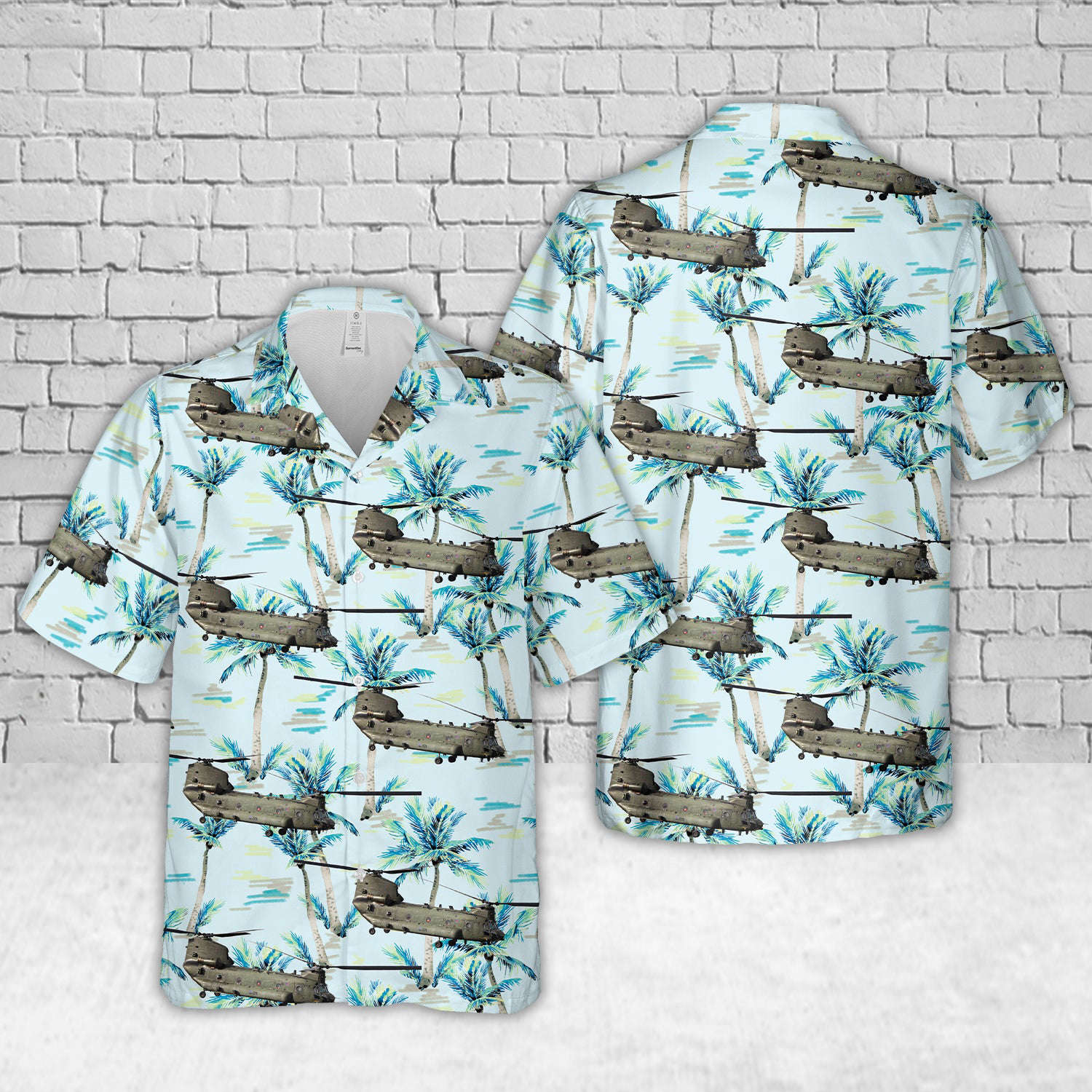 Royal Air Force Boeing Chinook HC2 (352) Hawaiian Shirt Gift for Men Dad Father Gift for Men Dad Father