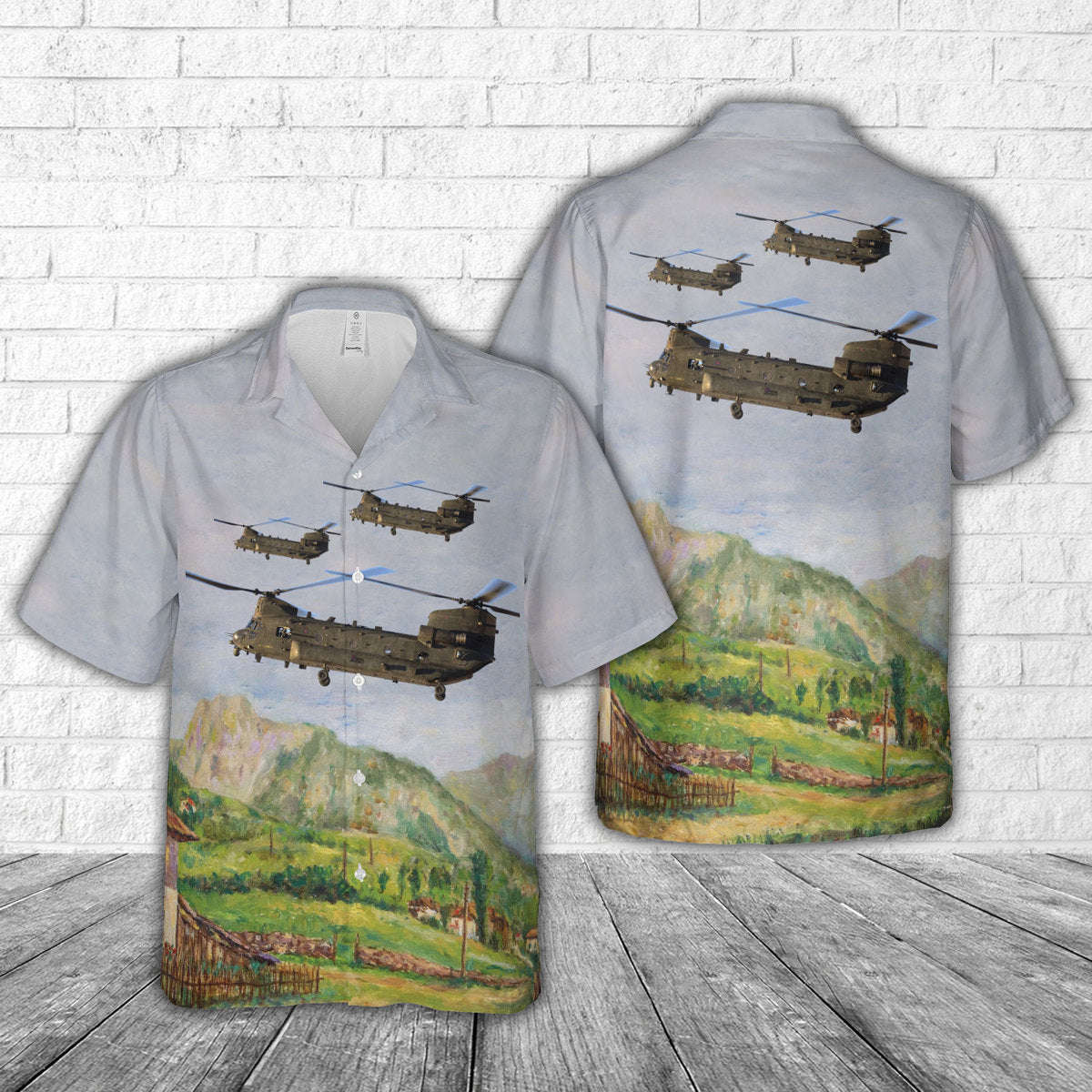 Royal Air Force Chinook HC.6As Hawaiian Shirt Gift for Men Dad Father Gift for Men Dad Father