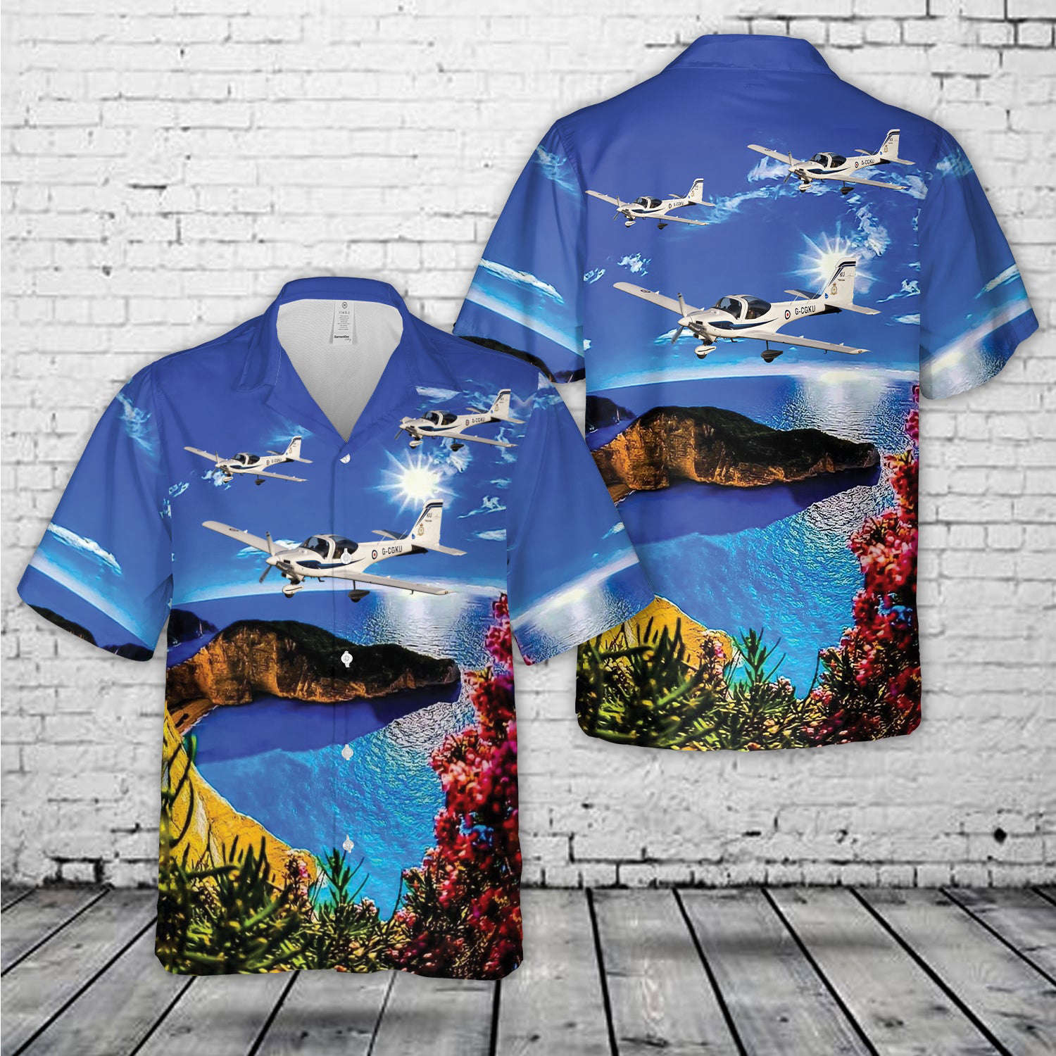 Royal Air Force Grob G-115E Tutor T1 Hawaiian Shirt Gift for Men Dad Father Gift for Men Dad Father