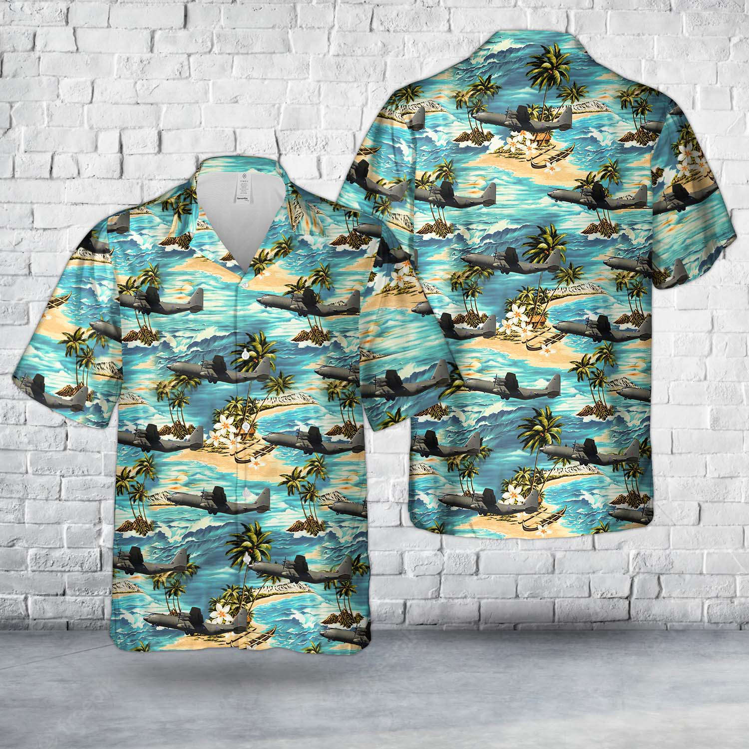 Royal Air Force Lockheed Martin C-130J Hercules C5 (L-382) ZH872 Hawaiian Shirt Gift for Men Dad Father Gift for Men Dad Father