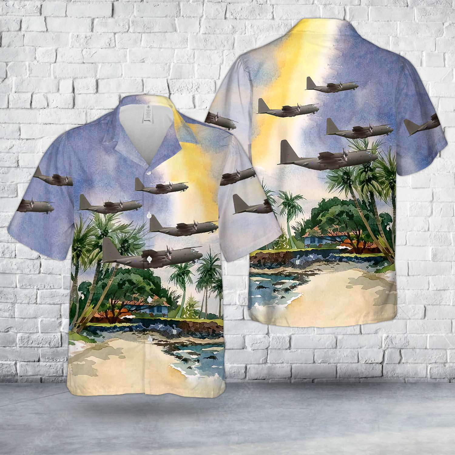 Royal Air Force XV196, Lockheed C-130K Hercules Hawaiian Shirt Gift for Men Dad Father Gift for Men Dad Father