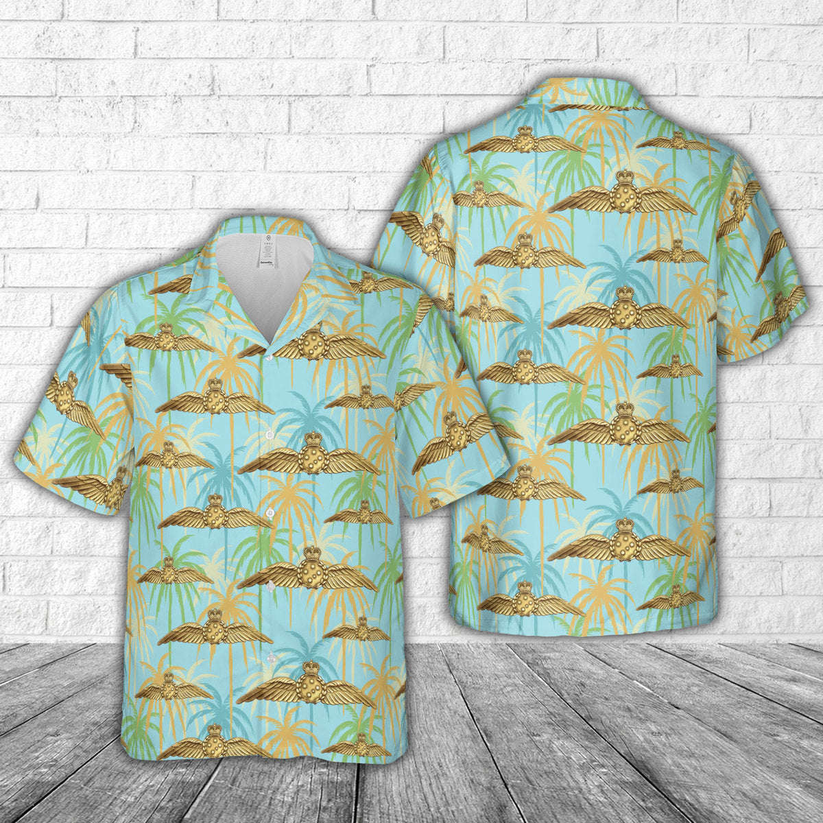 Royal Australian Air Force Air Combat Officer (ACO) Wing Hawaiian Shirt Gift for Men Dad Father Gift for Men Dad Father