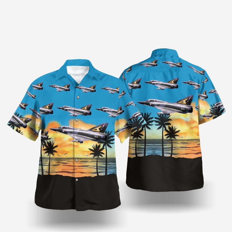 Royal Australian Air Force Dassault Mirage III Hawaiian Shirt Gift for Men Dad Father Gift for Men Dad Father