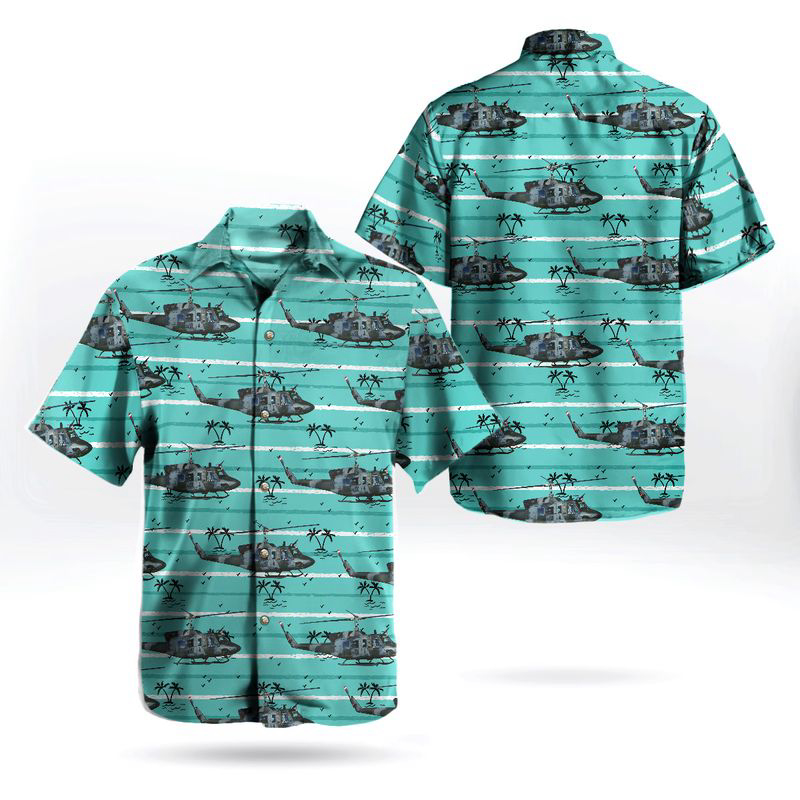 Royal Canadian Air Force Bell CH-135 Twin Huey Hawaiian Shirt Gift for Men Dad Father Gift for Men Dad Father