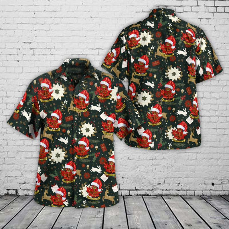 Royal Canadian Army Cadets Christmas Hawaiian Shirt Gift for Men Dad Father Gift for Men Dad Father