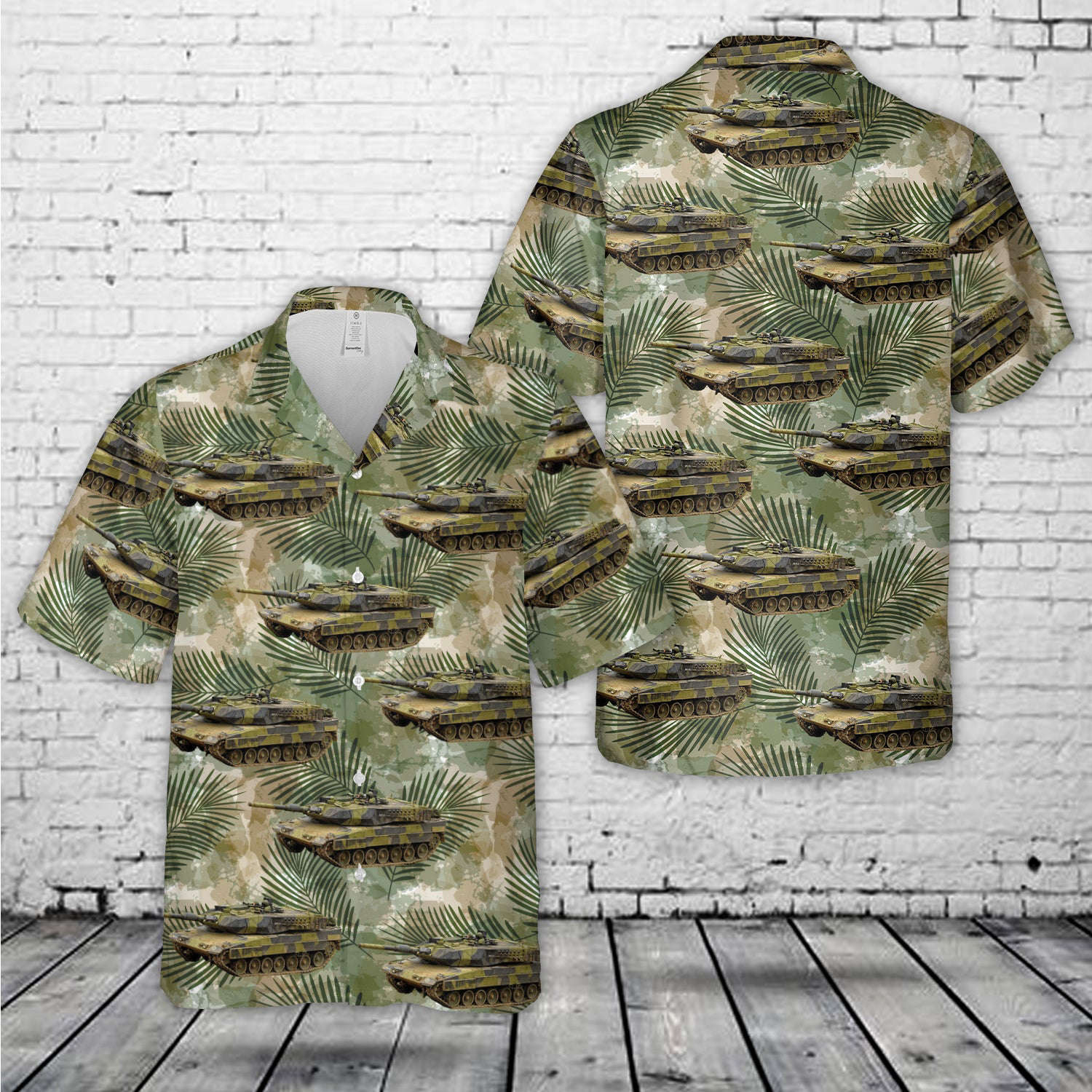 Royal Danish Army Leopard 2A7DK main battle tank Hawaiian Shirt Gift for Men Dad Father Gift for Men Dad Father