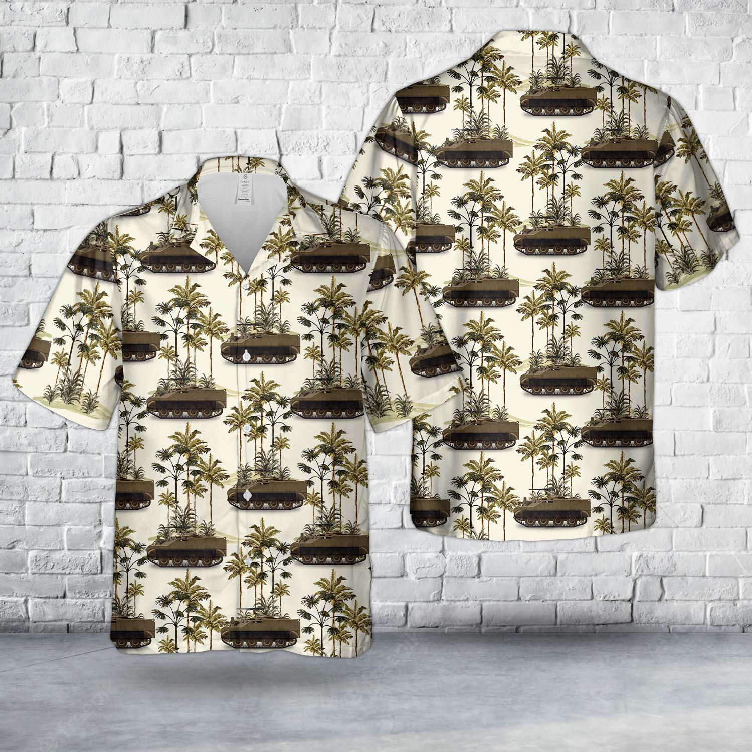 Royal Netherlands Army M113 C&V Hawaiian Shirt Gift for Men Dad Father Gift for Men Dad Father