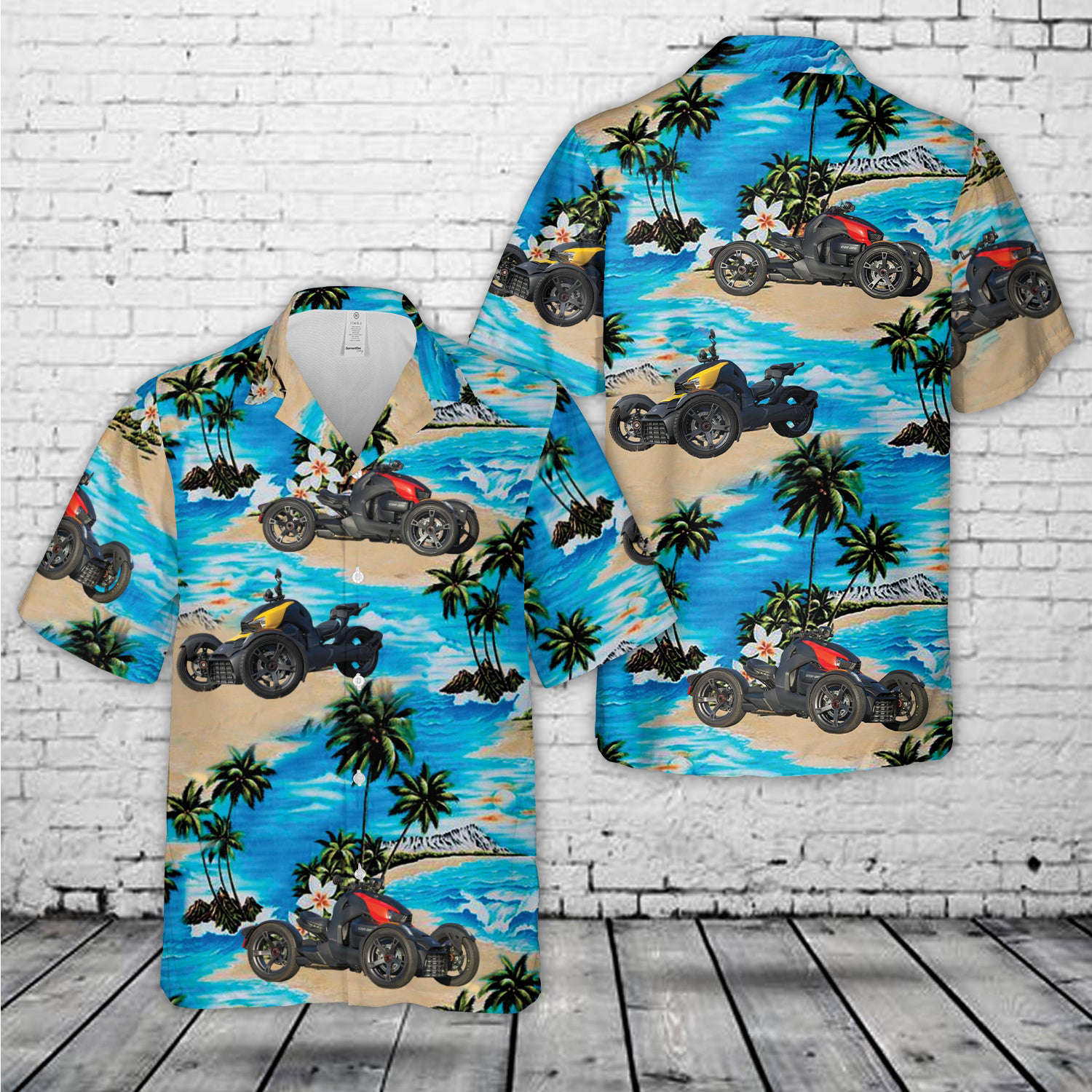 Ryker 1000 Three Wheeler Motorcycle Hawaiian Shirt Gift for Men Dad Father Gift for Men Dad Father
