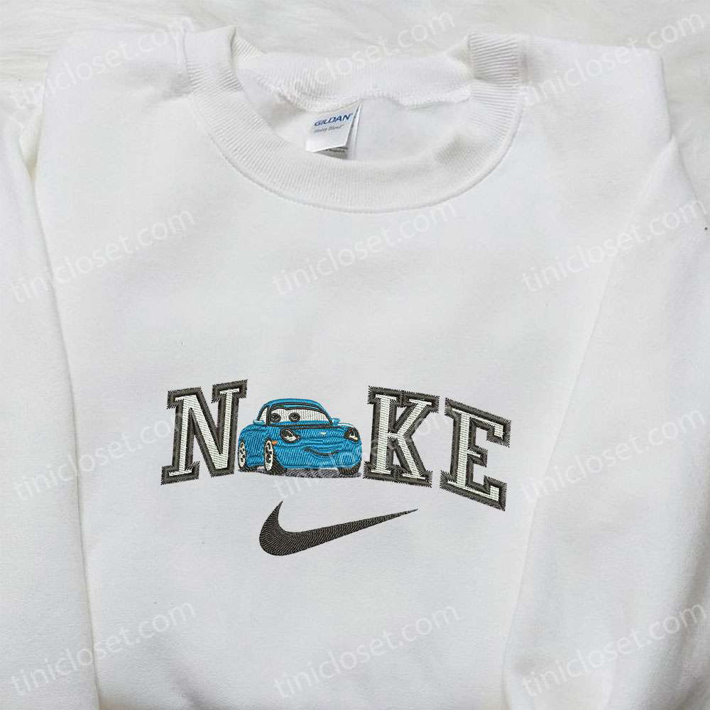 Sally Carera x Nike Cartoon Embroidered Hoodie – Disney Characters Sweatshirt