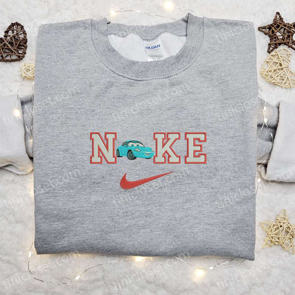 Sally Carera x Nike Cartoon Embroidered Sweatshirt: Disney Characters Custom Hoodie