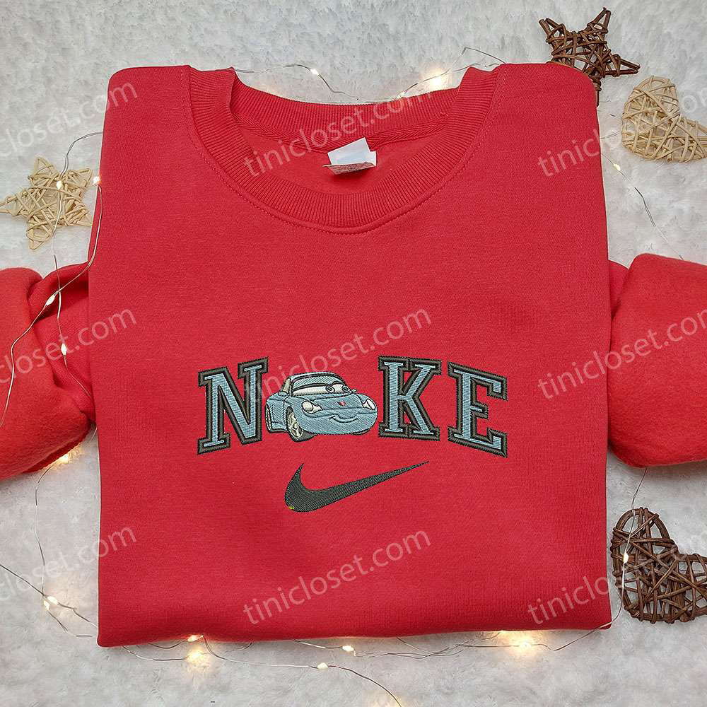 Sally Carrera x Nike Embroidered Sweatshirt: Cars Walt Disney & Nike Inspired Shirt