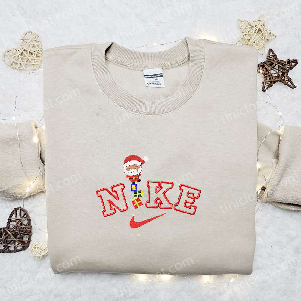 Santa Claus x Nike Embroidered Sweatshirt: Best Christmas Gift for Family