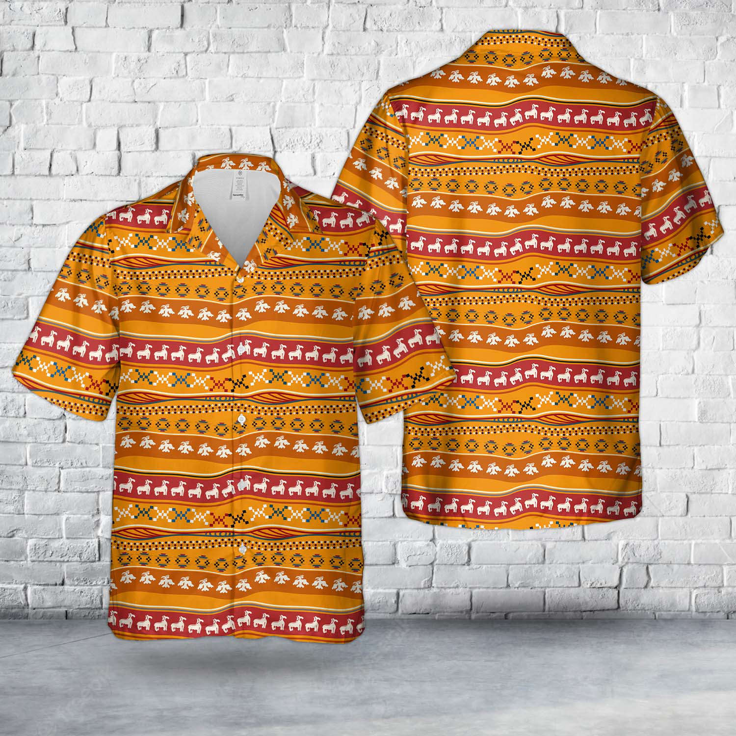Seamless pattern with Mexican texture Hawaiian Shirt Gift for Men Dad Father Gift for Men Dad Father