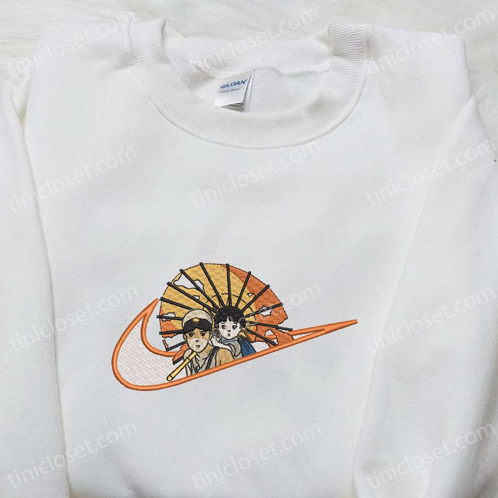 Seita Yokokawa x Nike Anime Embroidered Shirt Ghibli Sweatshirt Custom Hoodie
