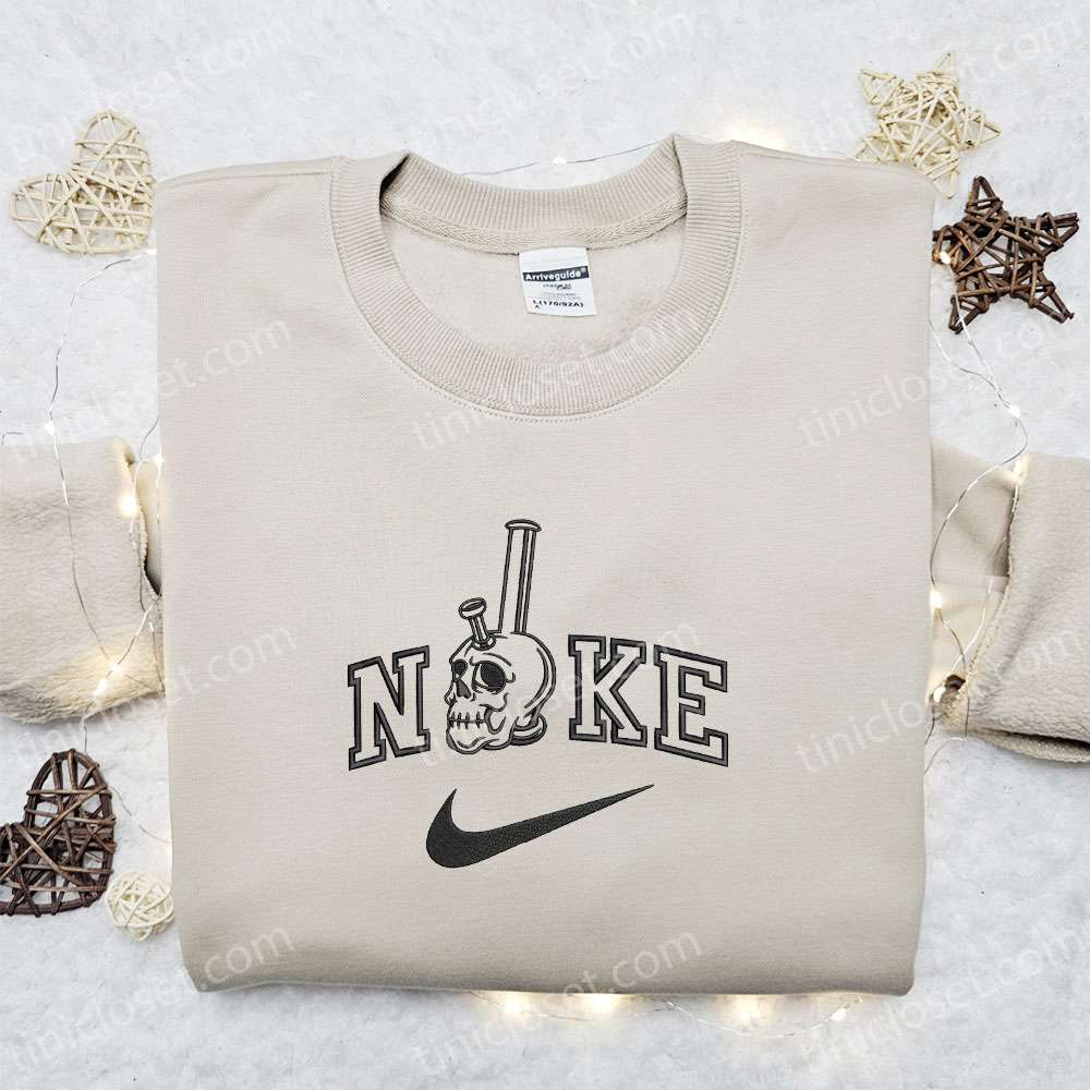 Spooky Skull Smoking Pipe x Nike Hoodie: Best Halloween Gift Ideas for Family
