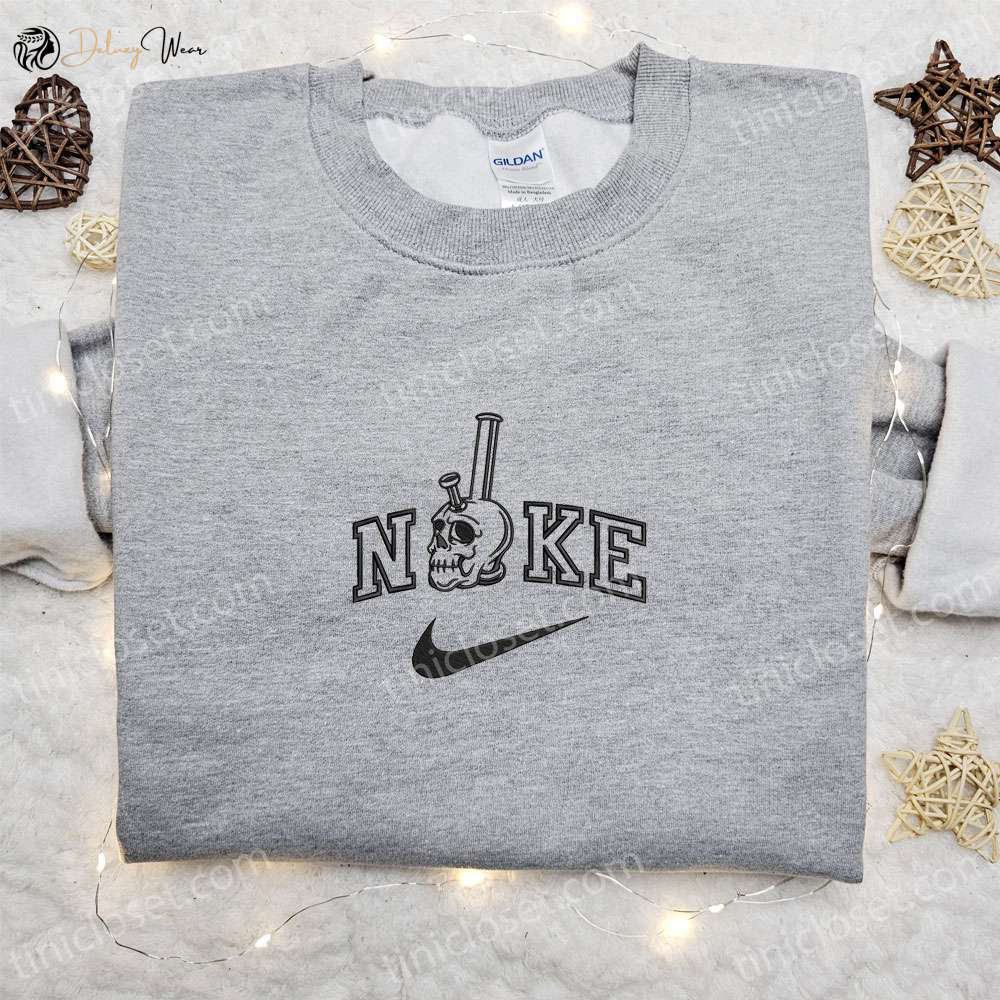 Spooky Skull Smoking Pipe x Nike Hoodie: Best Halloween Gift Ideas for Family