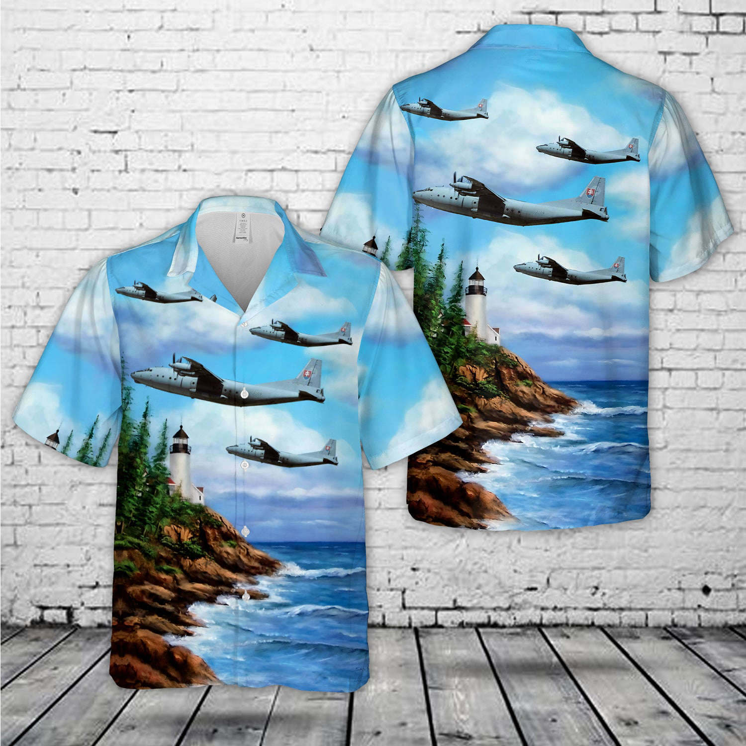 Slovak Air Force Antonov An-12BP Hawaiian Shirt Gift for Men Dad Father Gift for Men Dad Father