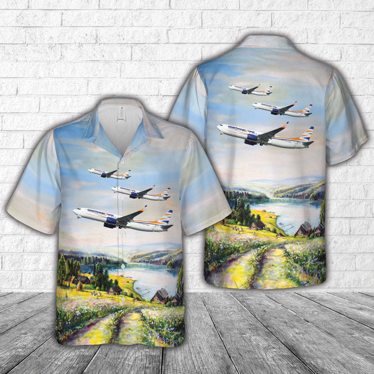Smartwings Hungary Boeing 737-800 Hawaiian Shirt Gift for Men Dad Father Gift for Men Dad Father