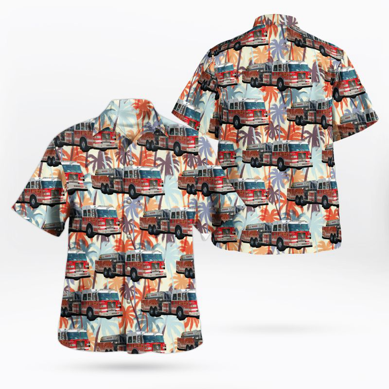 South Bend Fire Department, South Bend, Indiana Hawaiian Shirt Gift for Men Dad Father Gift for Men Dad Father