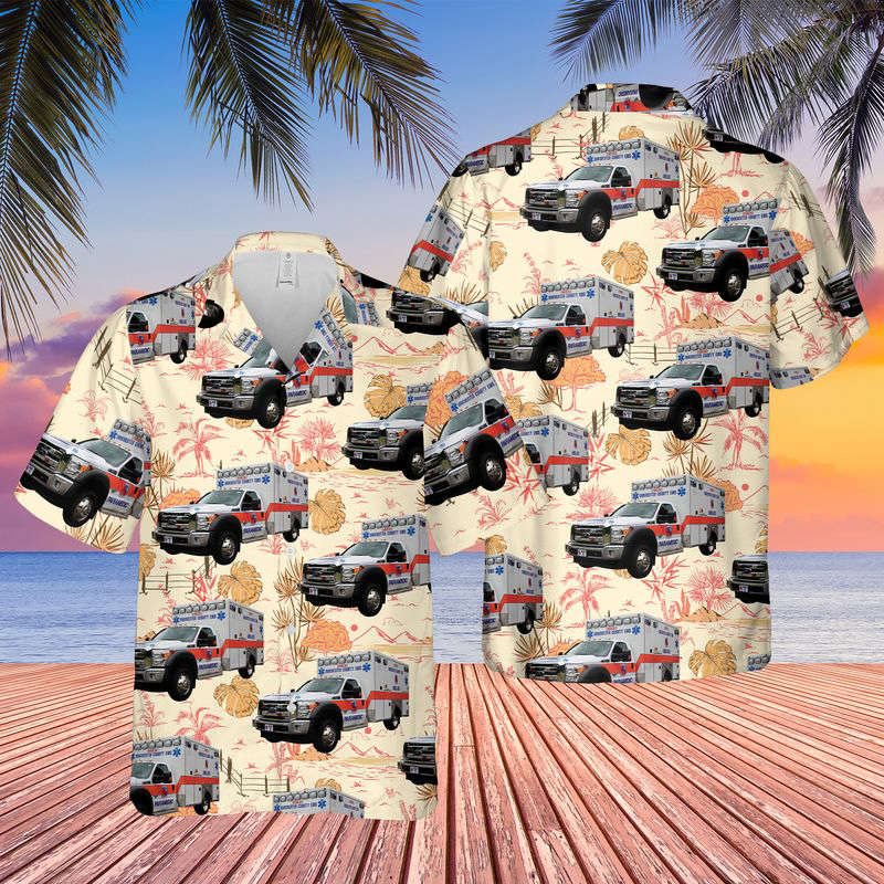 South Carolina Dorchester County EMS Hawaiian Shirt Gift for Men Dad Father Gift for Men Dad Father