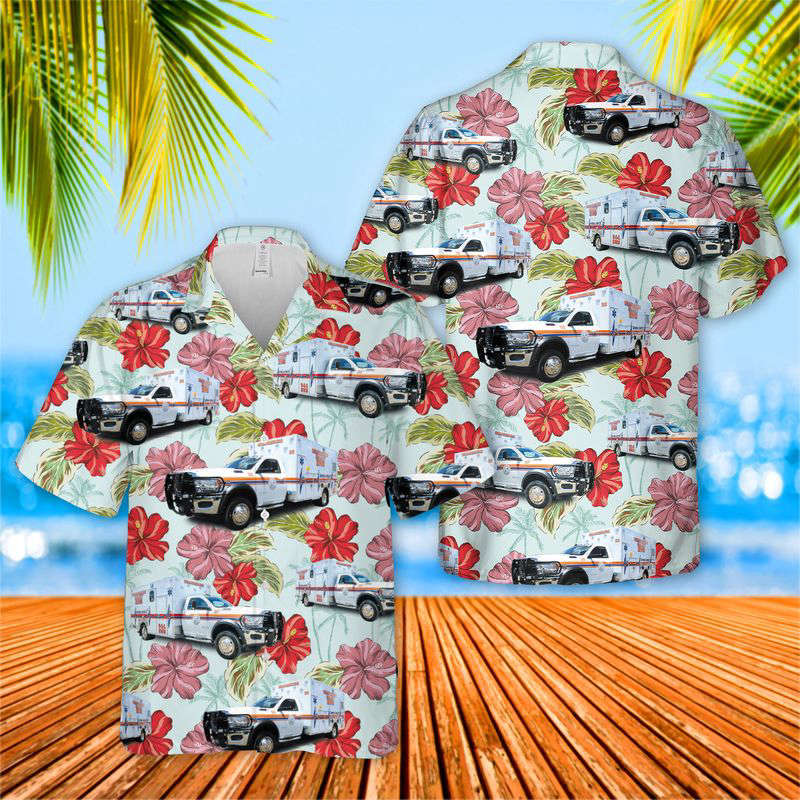 South Carolina Orangeburg County EMS Hawaiian Shirt Gift for Men Dad Father Gift for Men Dad Father