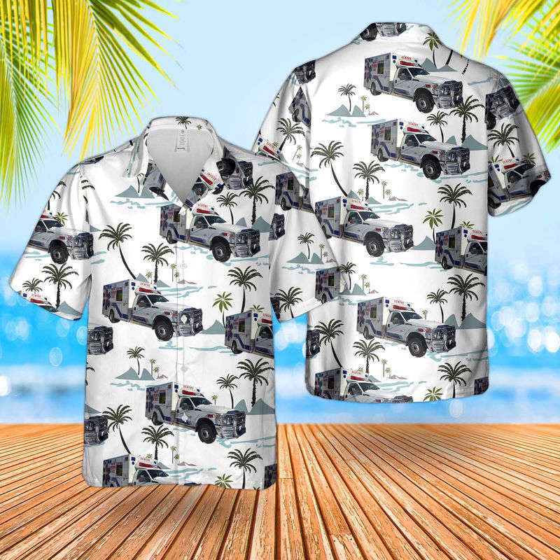 South Central Wyoming EMS Hawaiian Shirt Gift for Men Dad Father Gift for Men Dad Father