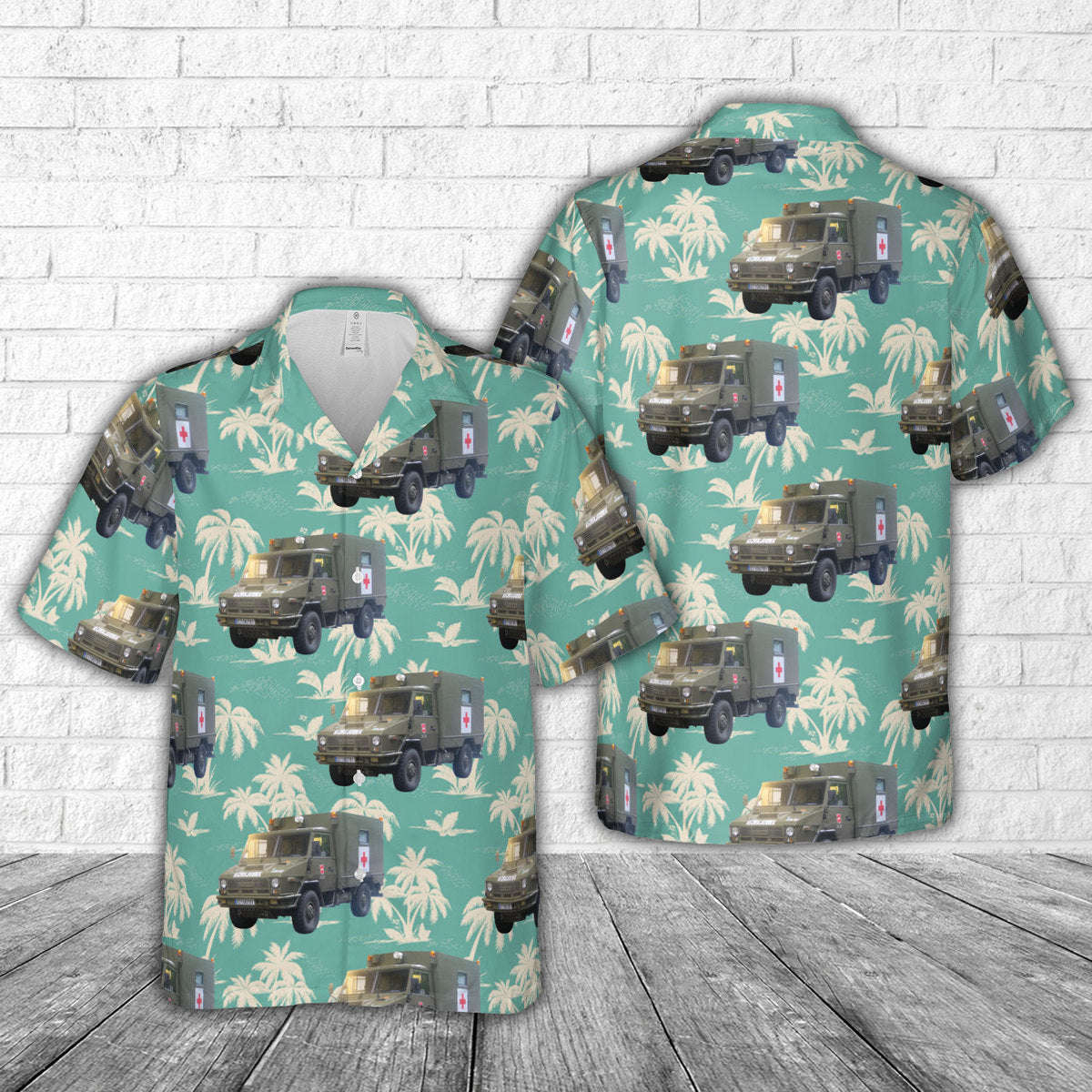Spanish Army Iveco-Pegaso 40.10WM Hawaiian Shirt Gift for Men Dad Father Gift for Men Dad Father