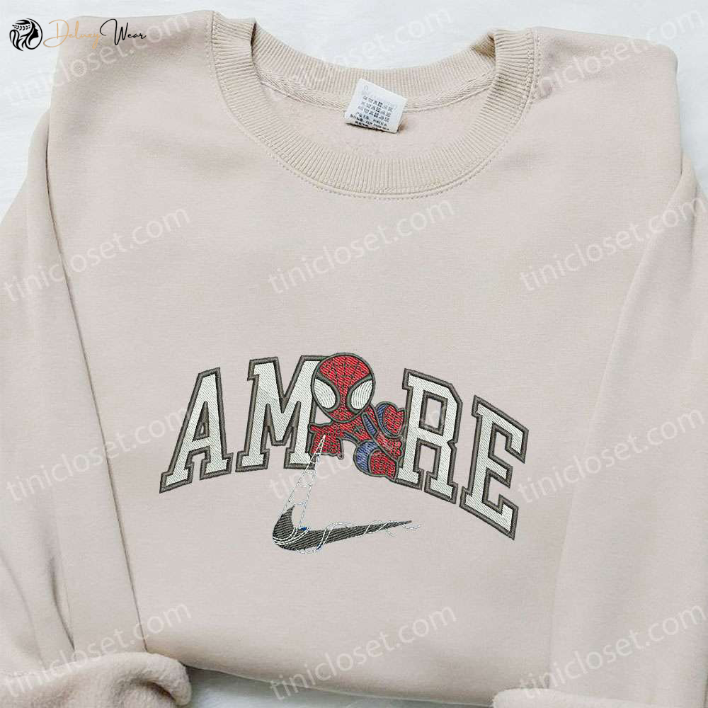 Spider-Man x Swoosh Movie Hoodie: Marvel Cinematic Universe Best Family Gift