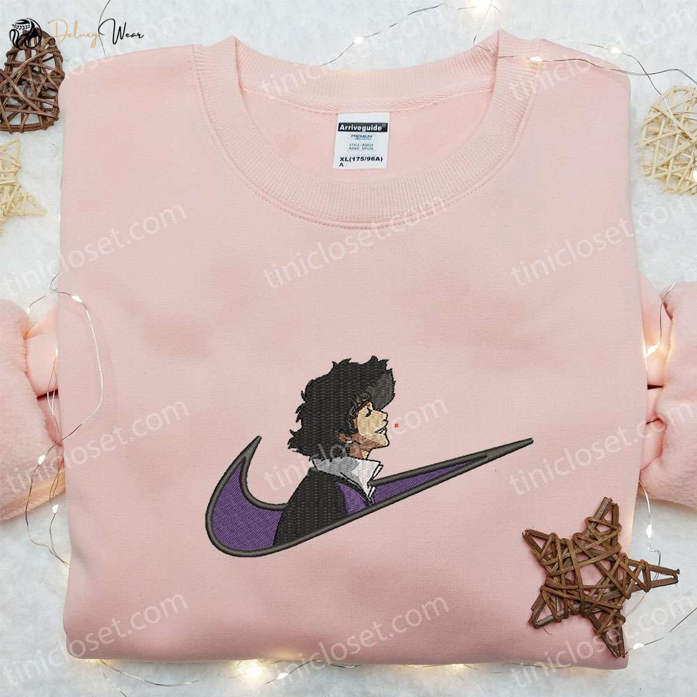 Spike Spiegel x Swoosh T-shirt Cowboy Bebop Anime Hoodie & Nike Inspired Sweatshirt