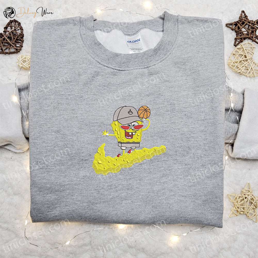 SpongeBob Basketball x Nike Cartoon Hoodie Disney Characters Shirt – Best Family Gift Ideas