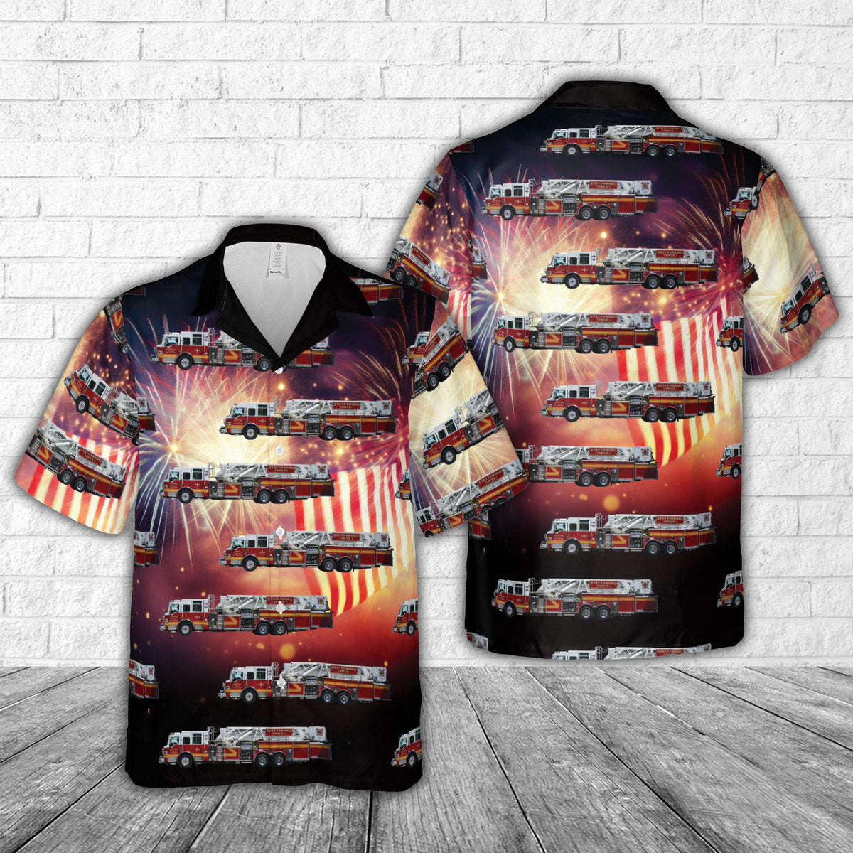 Statesboro Fire Department, Georgia 4th Of July Hawaiian Shirt Gift for Men Dad Father Gift for Men Dad Father
