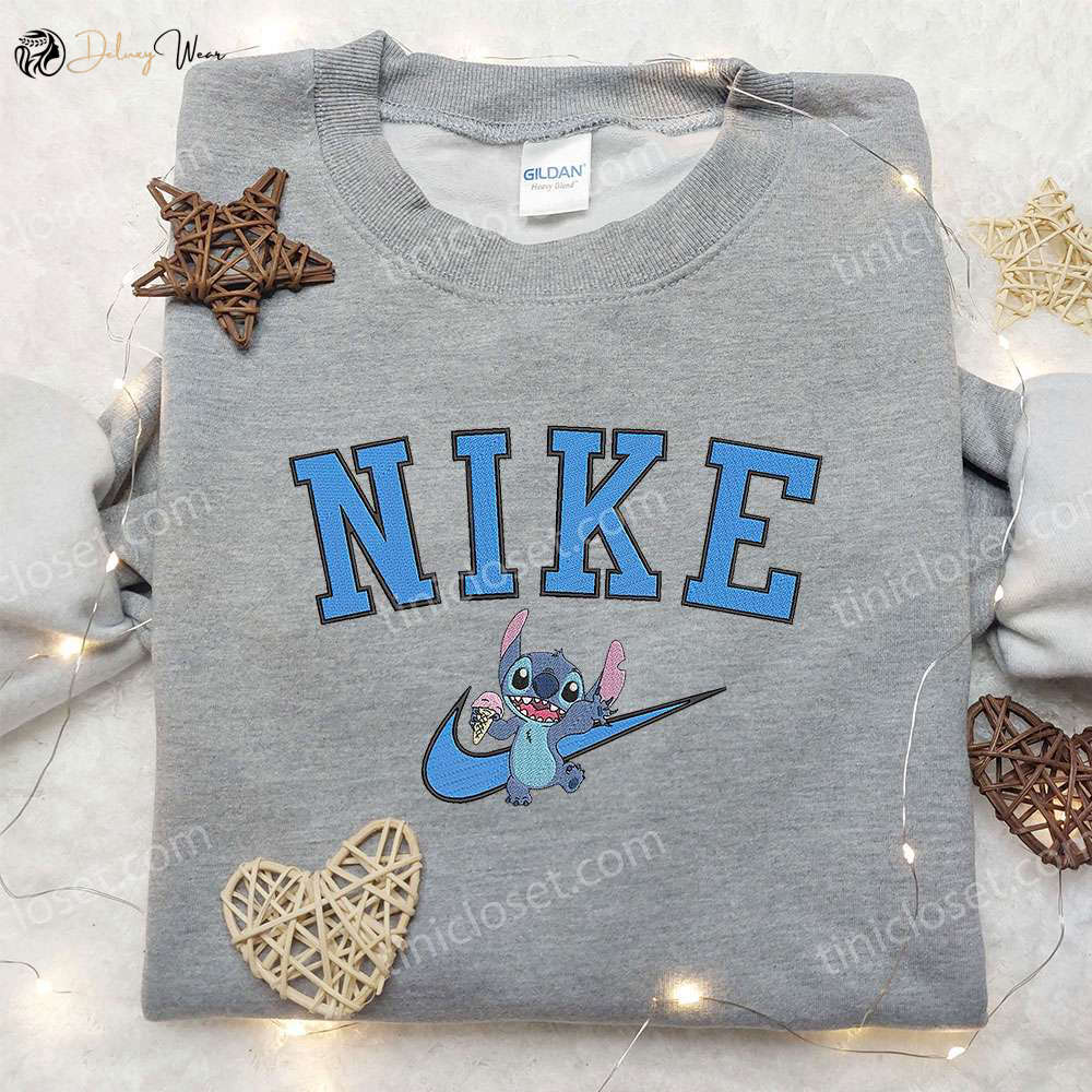 Stitch x Nike Embroidered Hoodie & Shirt: Best Birthday Gift Ideas