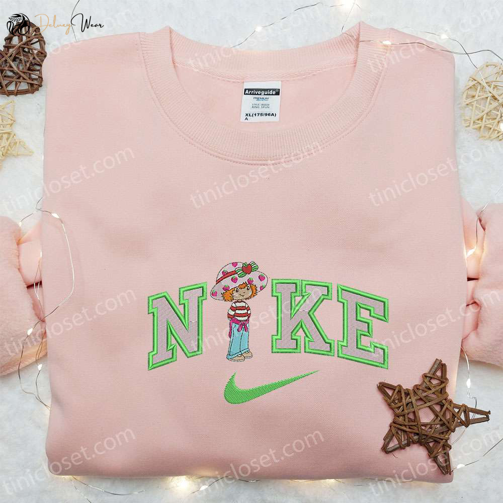 Nike Inspired Strawberry Shortcake Cartoon Sweatshirt: Best Family Gift Ideas