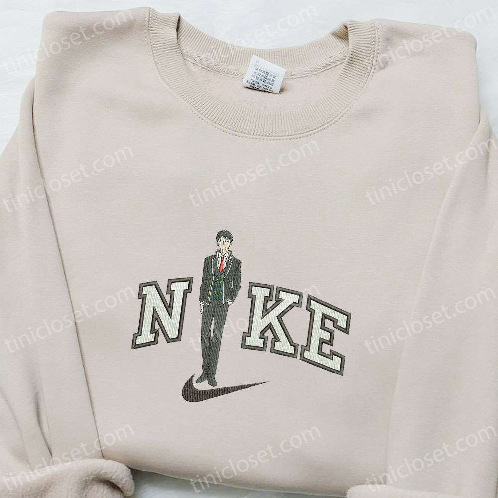 Sueharu Maru x Nike Anime Embroidered Sweatshirt: Nike-Inspired Hoodie Perfect Birthday Gift
