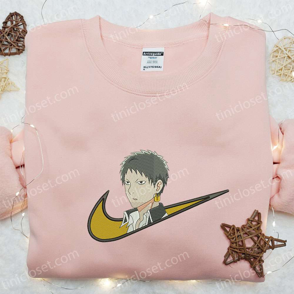 Suhaerumaru x Swoosh Anime Embroidered Hoodie: Cool Anime Clothing Best Family Gift Idea