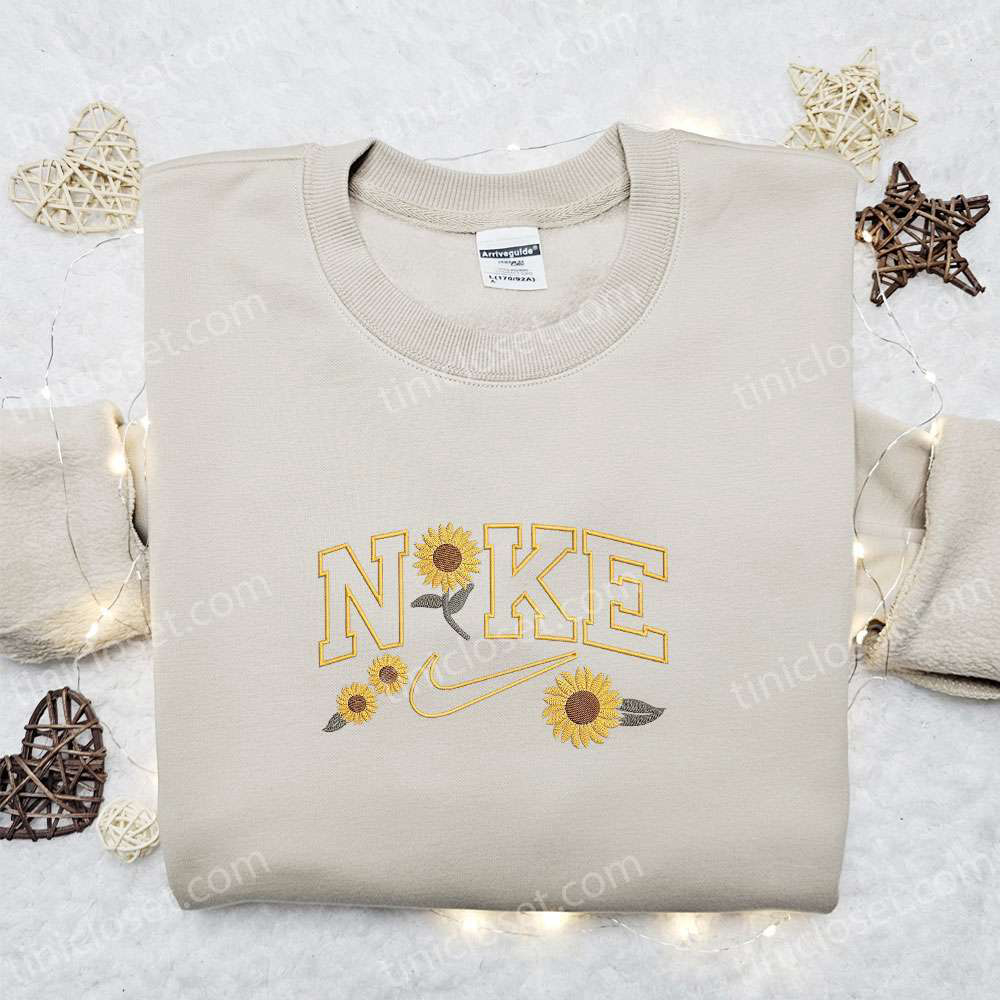 Sunflower x Nike Embroidered Sweatshirt – Best Nike Inspired Gift for Family