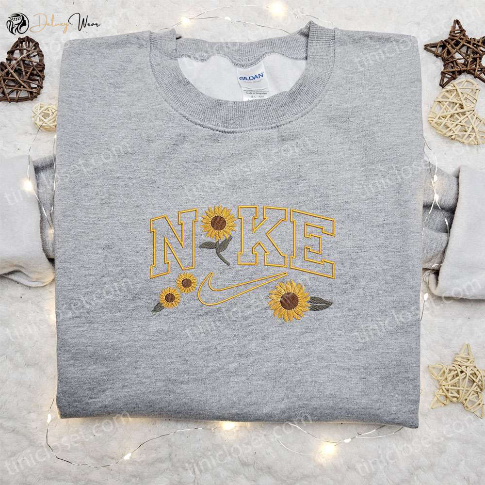 Sunflower x Nike Embroidered Sweatshirt – Best Nike Inspired Gift for Family