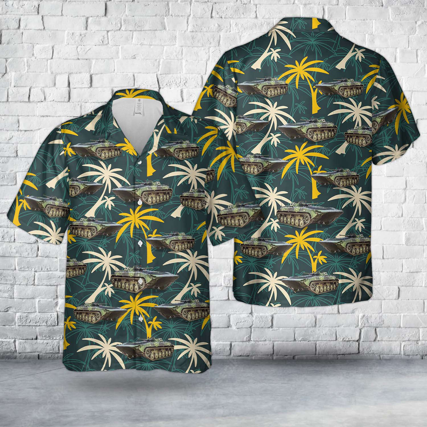 Swedish Army Pansarbandvagn 501 Hawaiian Shirt Gift for Men Dad Father Gift for Men Dad Father