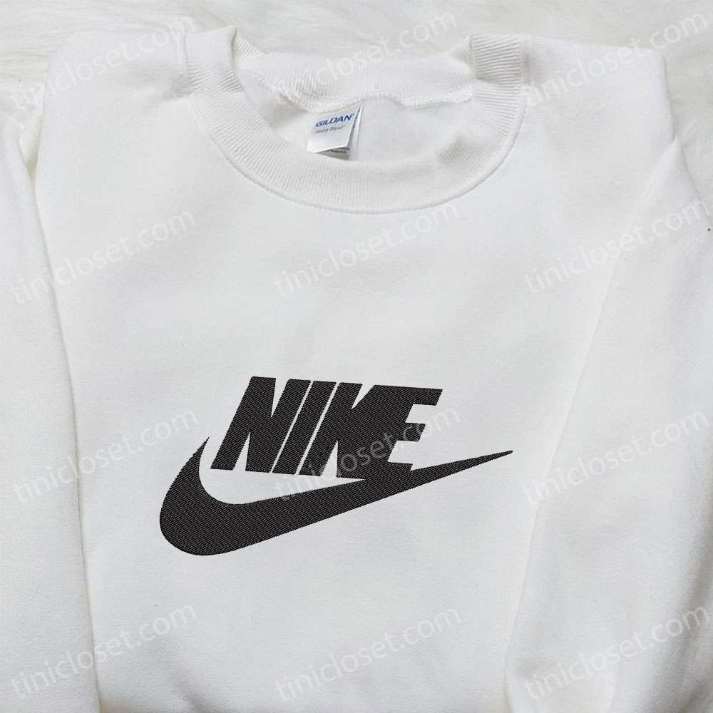 Swoosh Nike Embroidered Sweatshirt: Custom Hoodie for the Best Birthday Gift Ideas