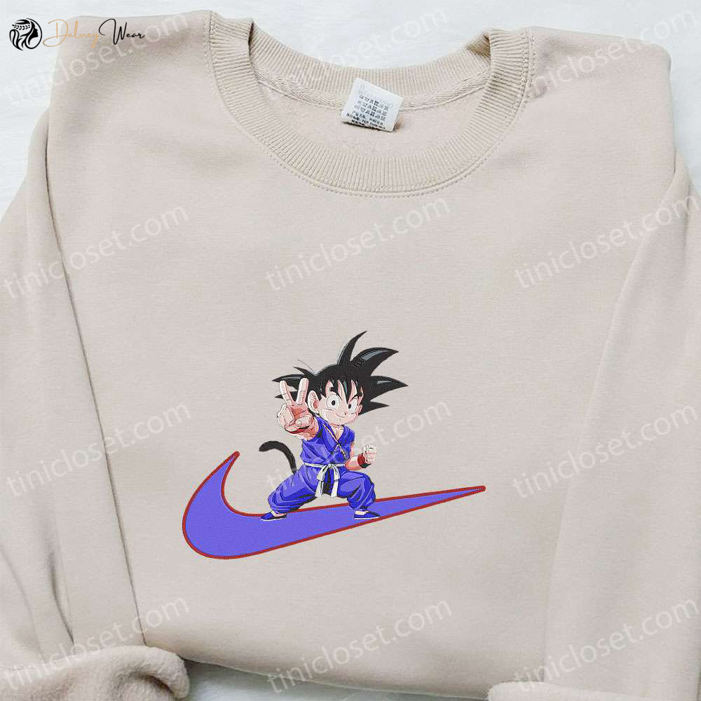 Swoosh x Goku Kid Anime Shirt & Dragon Ball Hoodie: Best Family Gift Ideas
