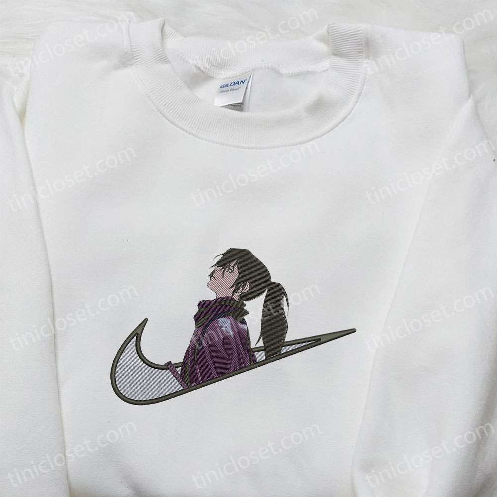 Swoosh x Hyakkimaru Anime Hoodie & Nike Inspired Embroidered Shirt