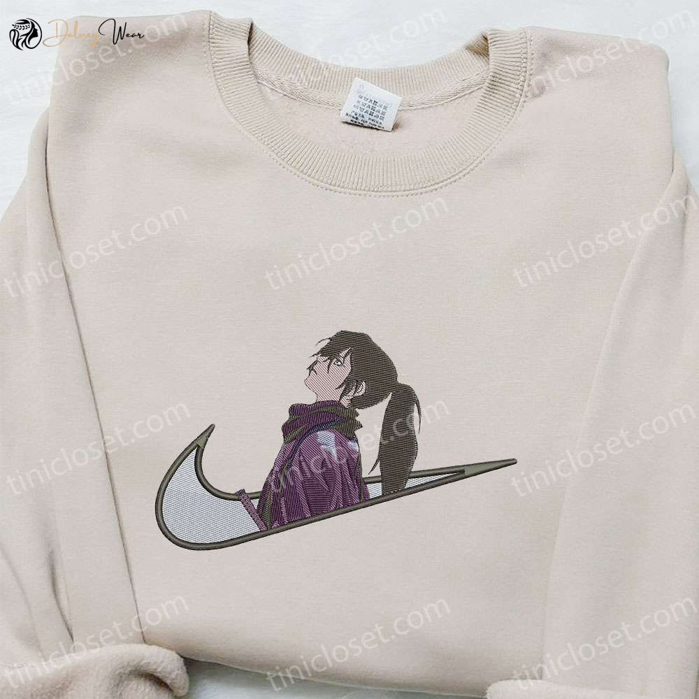 Swoosh x Hyakkimaru Anime Hoodie & Nike Inspired Embroidered Shirt
